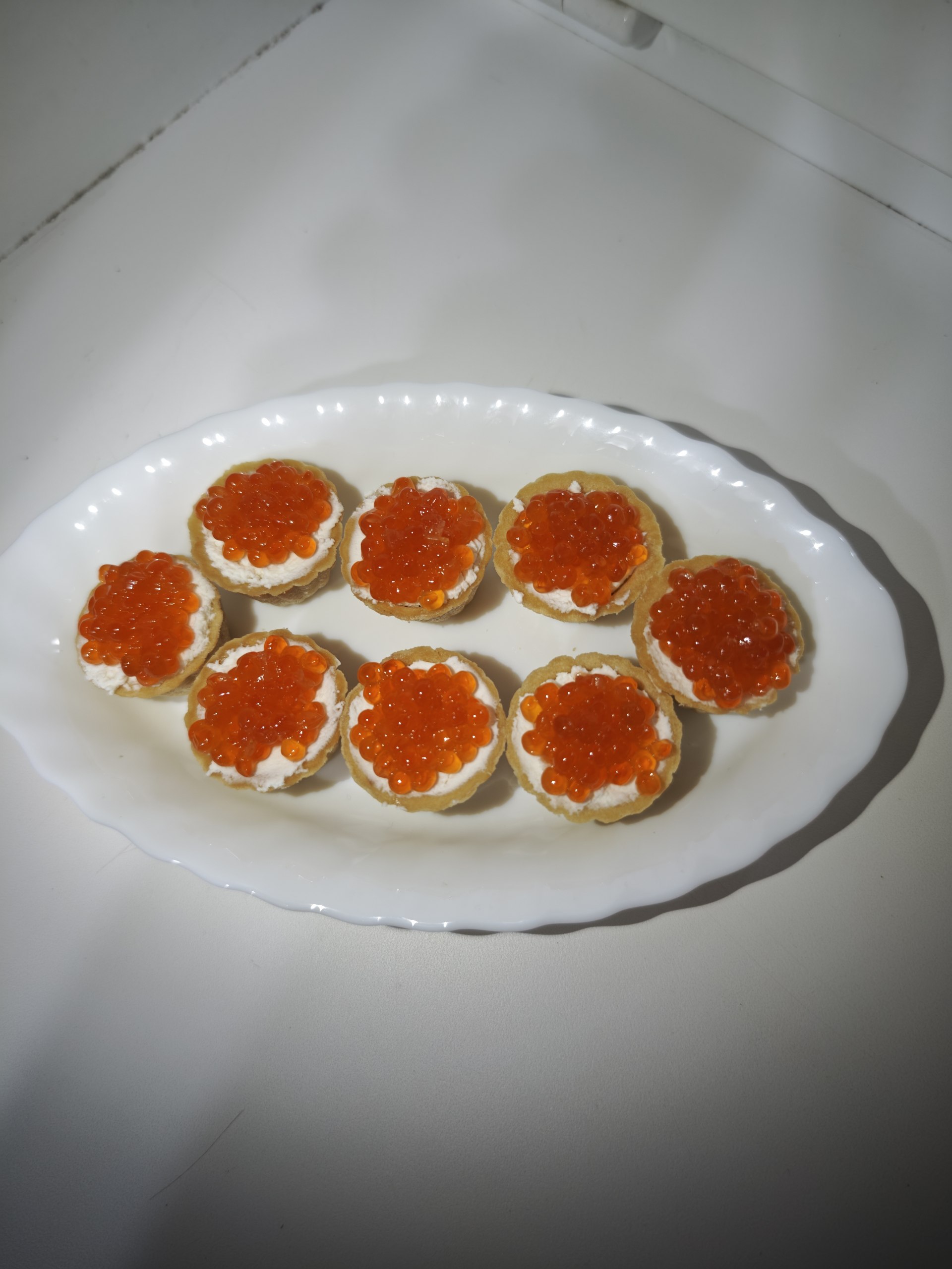 С красной икрой