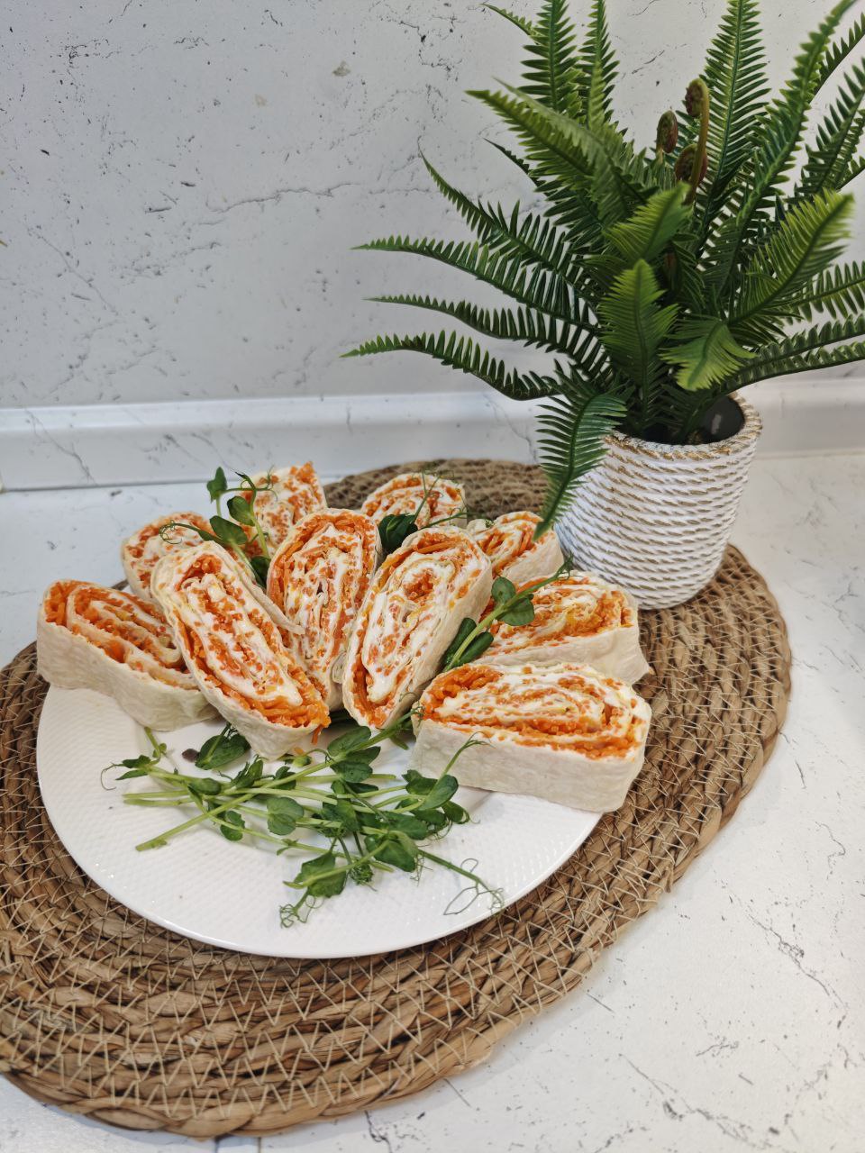 С корейской морковкой